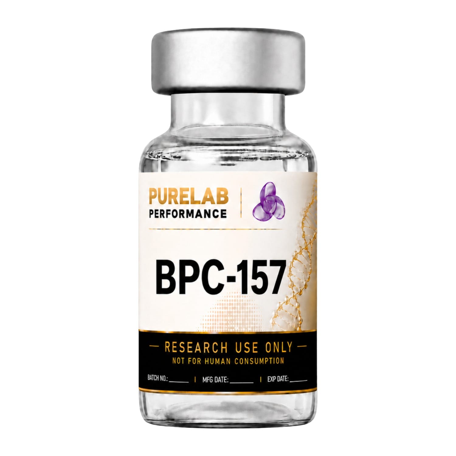 BPC-157 research peptide vial — PureLab Performance