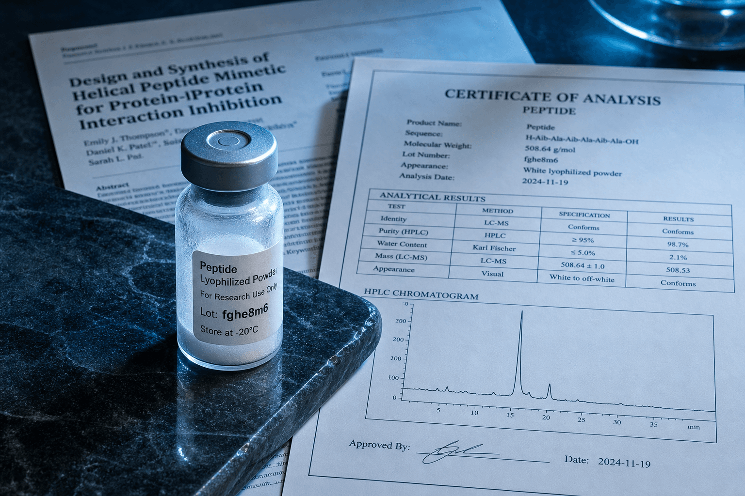 How to verify a Krause Analytical peptide COA
