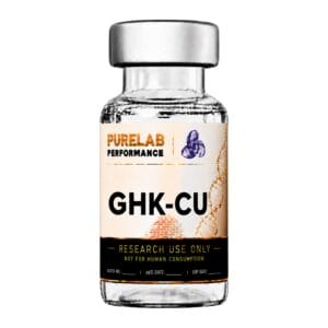 GHK-Cu copper peptide research vial — PureLab Performance